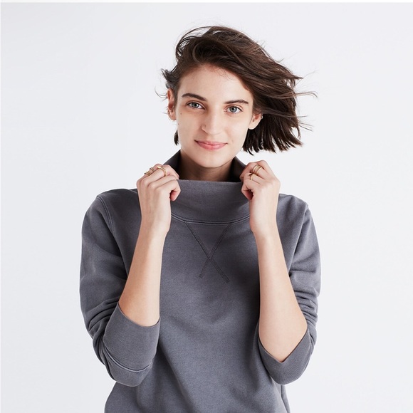 Madewell Funnelneck Sweatshirt - Picture 3 of 11